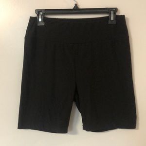 Black biker shorts